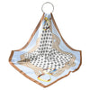 Scarf - Chain Print Satin Square Scarf