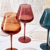 Glasses - Pastel Large Colored Crystal Wine Glass Set of 6