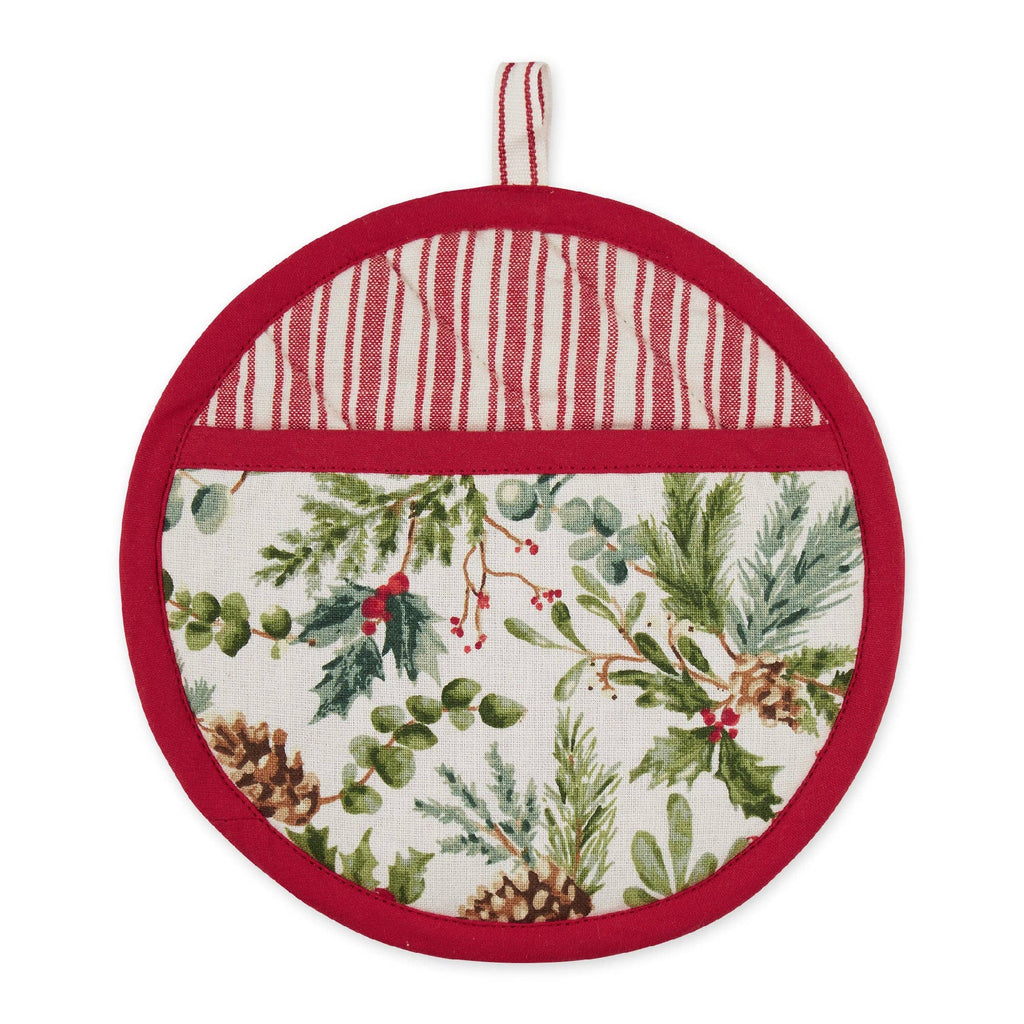 Potholder - Holiday Sprigs Printed Potholder