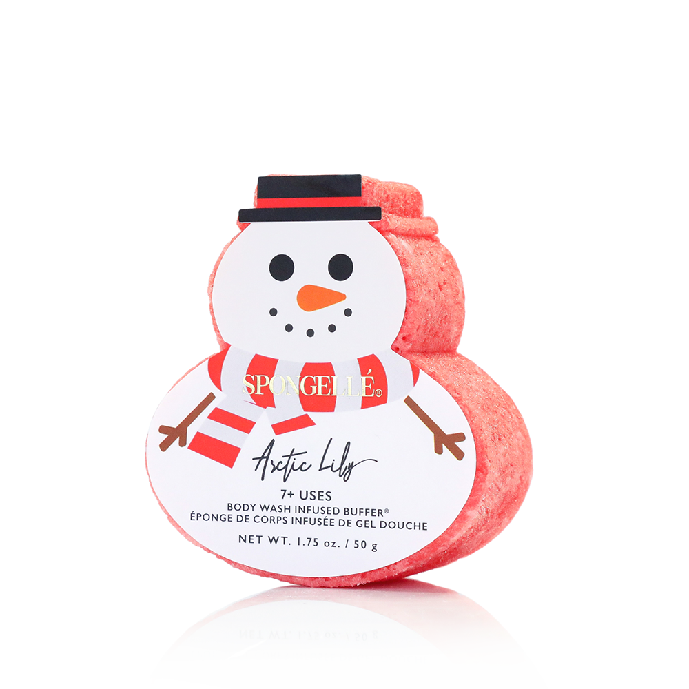 Spongelle Snowman Holiday Buffer  - Assorted Scents