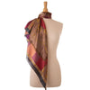 Scaf - Gabriella - Hand Rolled Silk Foulard - Rosewood