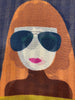 Scarf - GIRLS WITH GLASSES in GREEN MULTI