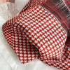 Scarves - Mulberry Silk Scarf – Plaid, Houndstooth & Rose Print