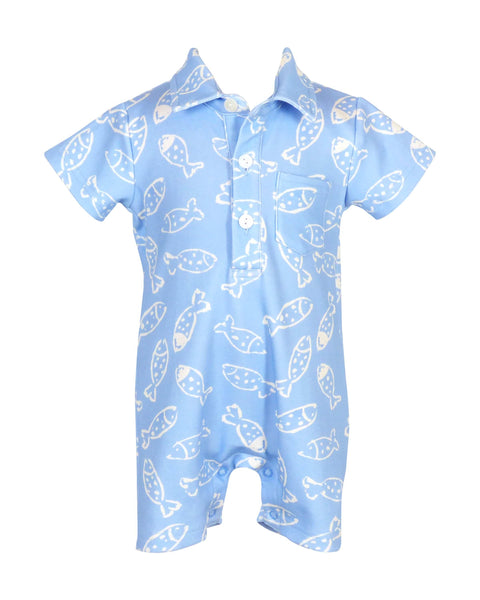 Rhett Romper in Gone Fishing