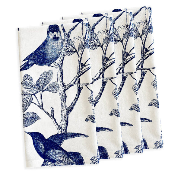 Dinner Napkin - Arbor Birds Napkins, Set of 4