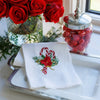 Towel - Christmas Candy Cane Linen Towel