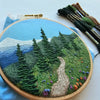 Embroidery Kit - "Happy Trails" Landscape