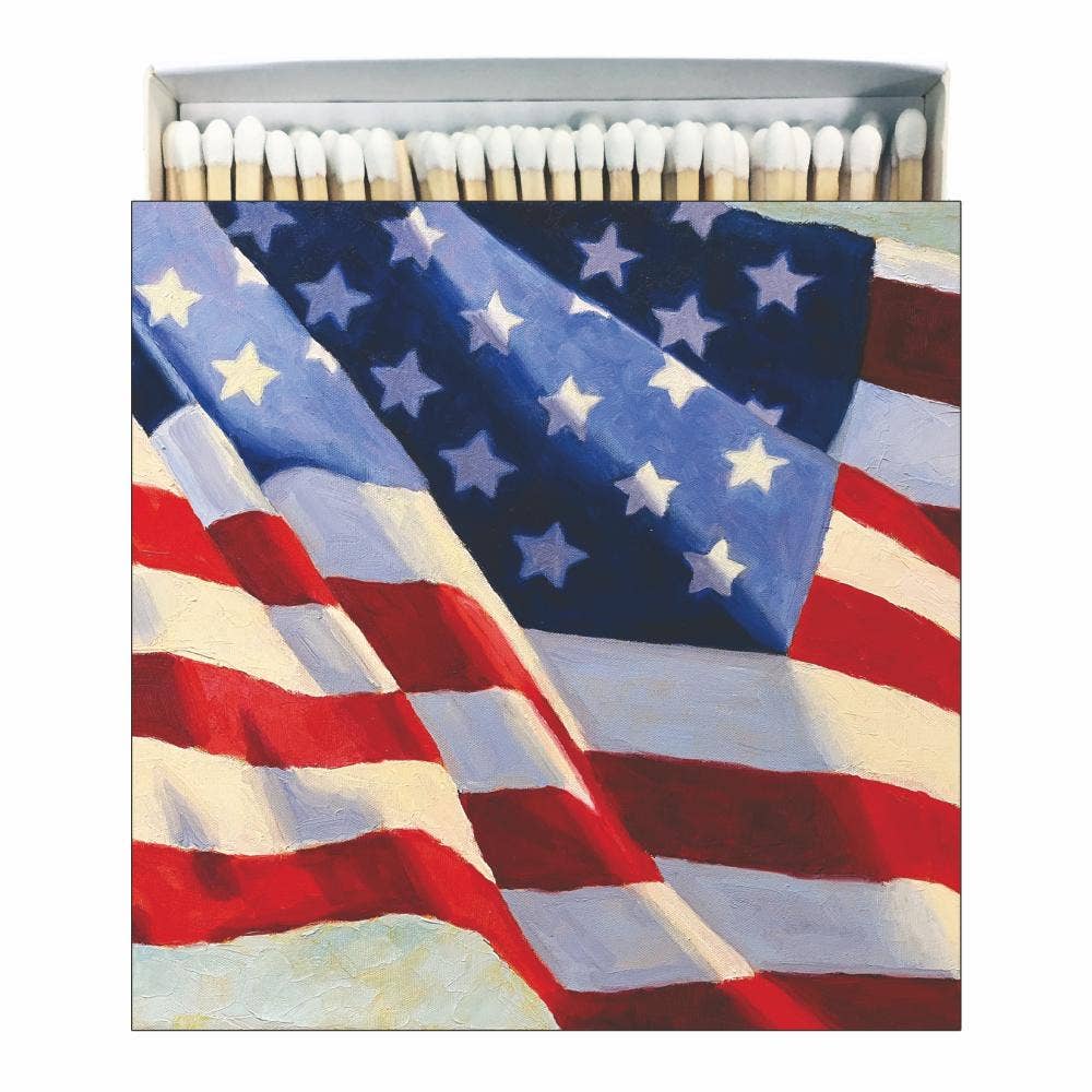 Matches - Old Glory in Square Box