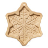 Cookie Mold - Snowflake Cookie Mold - Natural