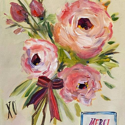 Greeting Cards - Merci Floral