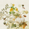 Napkins - Delices D'Automne Potiron(Pumpkin) Napkins - Set of 4