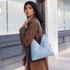 Purse - Phaedra Taupe Vegan Leather Shoulder Bag