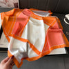 Scarf- Square Geometric Print Scarf - Two Colorways