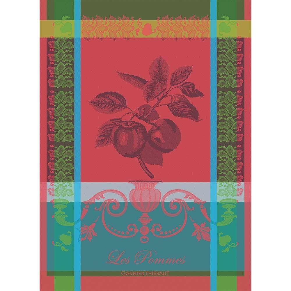 Hand Towel - Les Pommes Rouge Vif Kitchen Towel