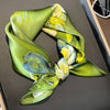 Scarf - Oil Painting Silk Square Scarf