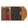 Leather Portfolio with Notepad Black or Brown