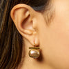 Earrings - "The Fairhope" Earring in Biscuit/Gold