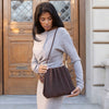 Purse - Carrie Vegan Olivve Suede Shoulder Bag
