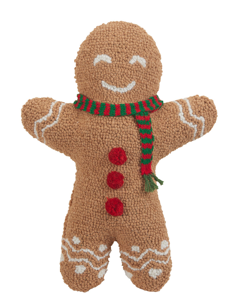 Pillow - Shaped Gingerbread Man Hook Pillow