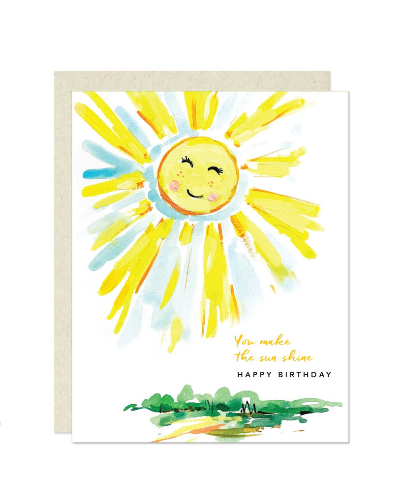 Greeting Card - You Make The Sun Shine