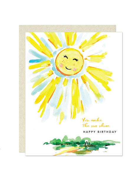 Greeting Cards - You Make The Sun Shine