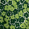 Scarves - Vinca Flower Print: Green