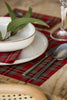 Napkins - In Red Tartan Christmas Plaid 6 Per Roll