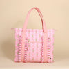 Tote Bag - Everyday Quilted Tote Bag–Oh So Fancy Pink