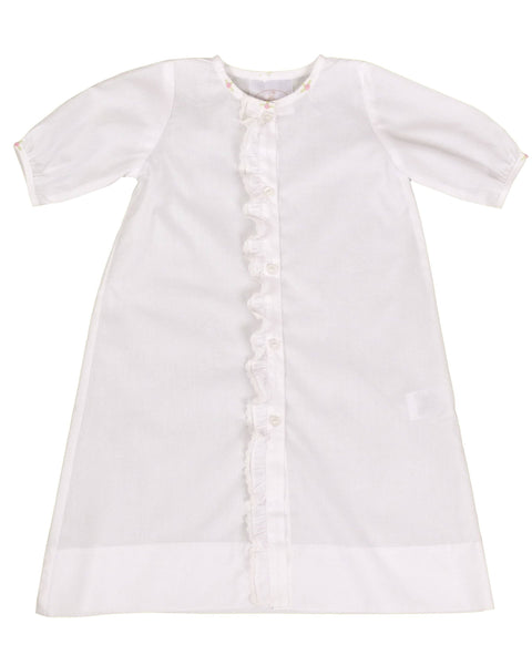 Linden Rose Daygown & Diaper Cover in White - 3M