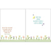 Greeting Cards - With Scripture Religious Greeting Card - Baptism Flowers