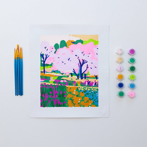 Paint by Numbers - Cherry Blossoms Unframed