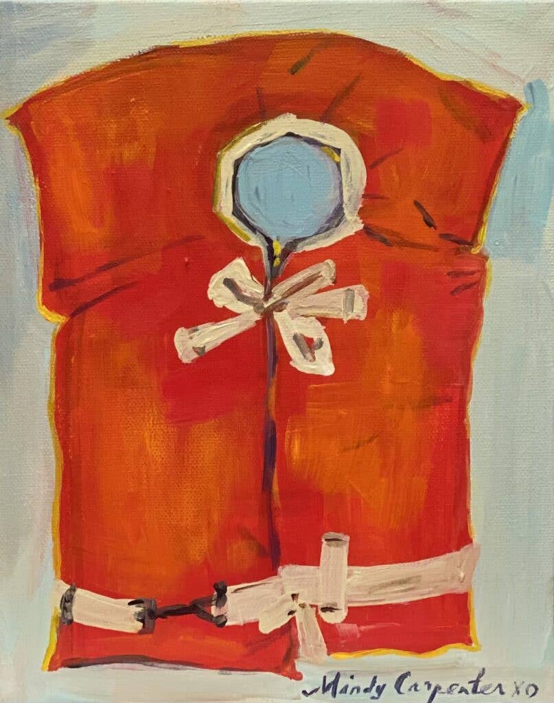 Greeting Cards - Vintage Life Vest Greeting Card