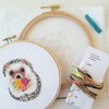 Embroidery Kit - Hedgehog Floss Card