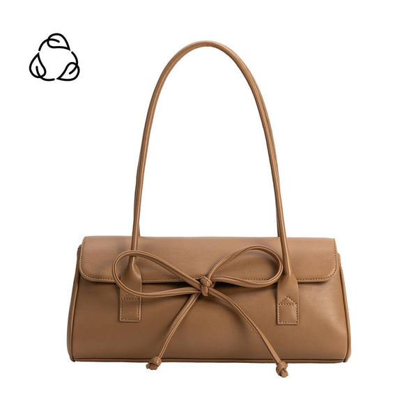 Purse - Bowie Mocha Recycled Vegan Shoulder Bag