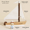 Toys - Wooden Sailing Boat & Captain