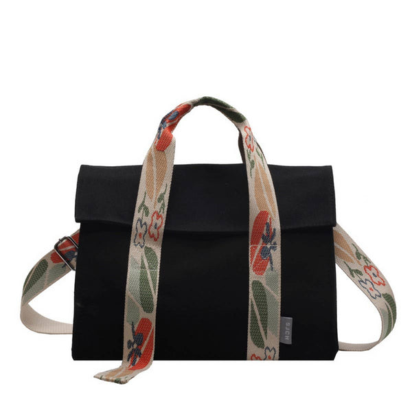 Purse - Contrast Color Tote Bag - Two Colorways