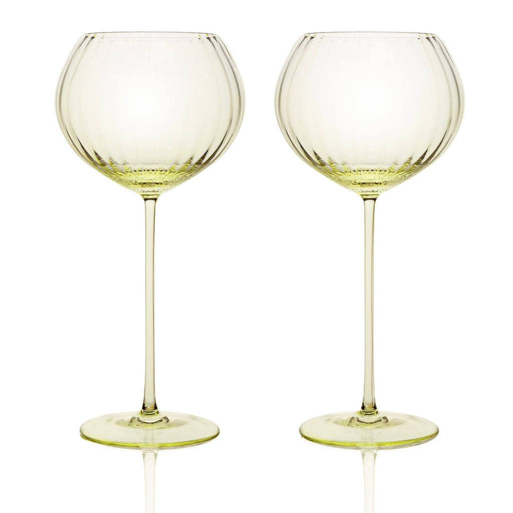 Glasses - Quinn Citrine Red Wine Glasses, Set of 2