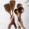 Wooden Cooking Utensils - 7-Piece Set