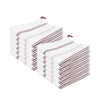 Dishcloths Striped Cotton - 12 Pack - Looped