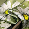 Scarf - Simple Floral Square Silk Scarf