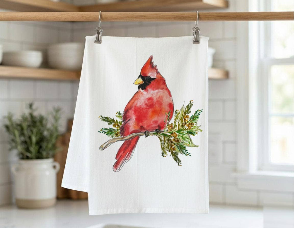 Hand Towel - Cardinal Kitchen Flour Sack Towel