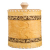 Woven Birch Bark Storage Container Squirrels