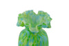 Vase - Tall Glass Vase in Bright Green & Blue