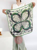Scarf - Paisley Style Large Fern Pattern Silk Scarf