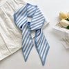 Scarf - Fresh Stripes Long Skinny Scarf