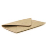 Clutch - Leather Envelope Clutch in Brown