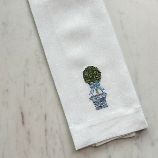 Hand Towel - Chinoiserie Boxwood Towel