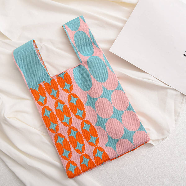 Purse - Knitted Handbag - 2 Colorways