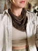 Bandana - Limited Chocolate Classic Print Plant Dyed Bandana