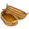 Birch Bark Bread and Pastry Basket Set of 2